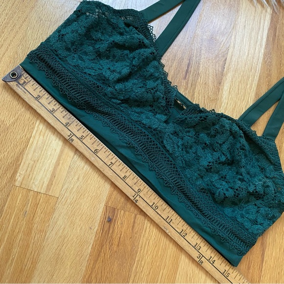 Free People NEW Annabelle Bralette Green - Picture 8 of 8